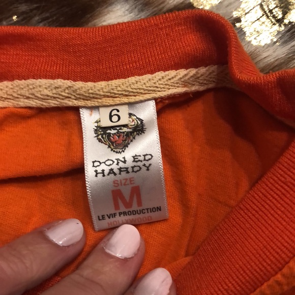 ED HARDY KIDS COTTON TIGER long sleeve Halloween - Picture 6 of 6